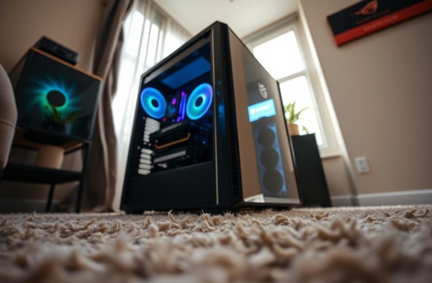Can you put a gaming PC on carpet?