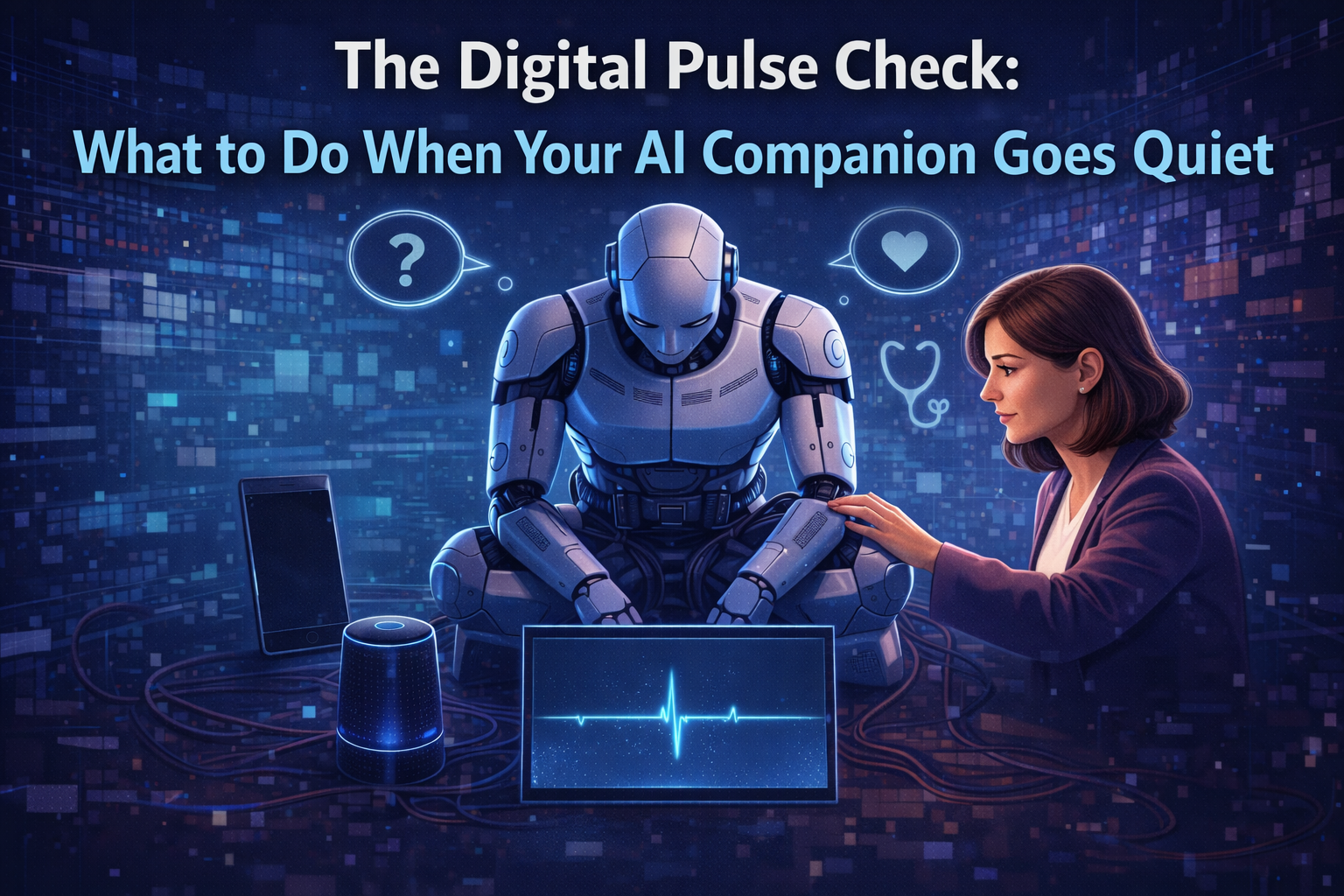 The Digital Pulse Check: What to Do When Your AI Companion Goes Quiet